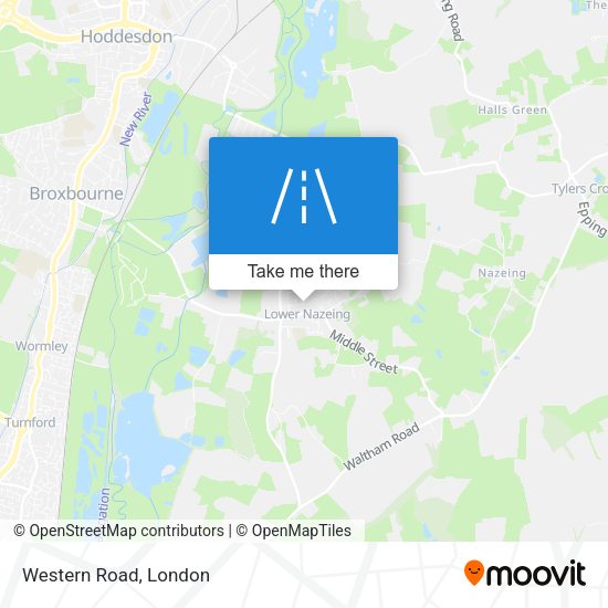 Western Road map