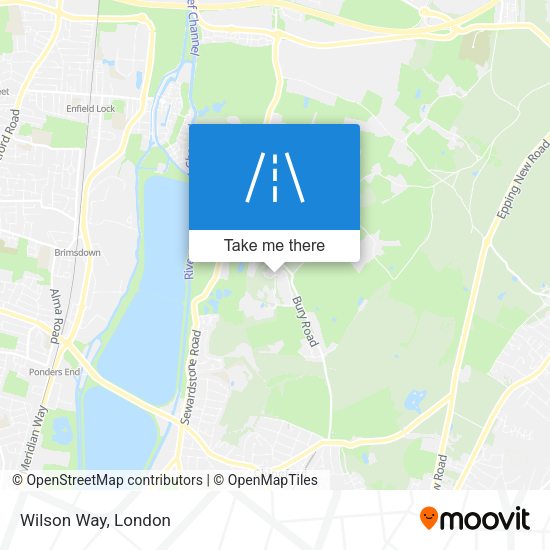 Wilson Way map