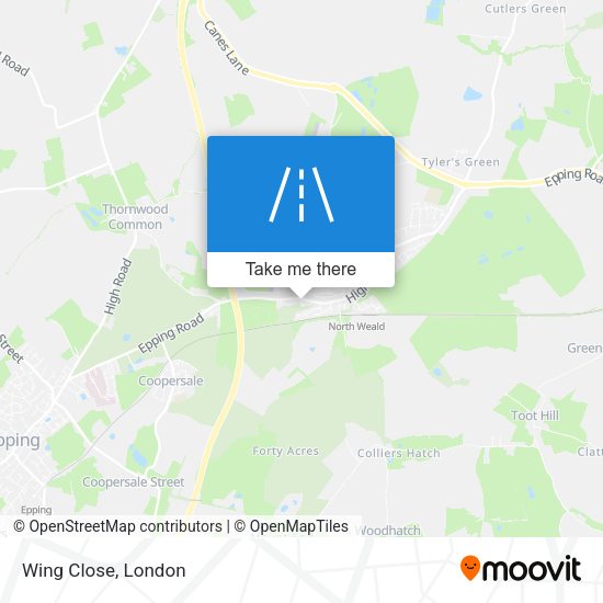 Wing Close map