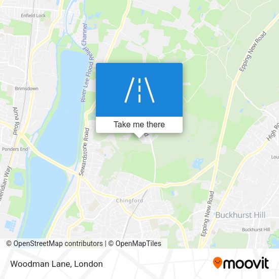 Woodman Lane map
