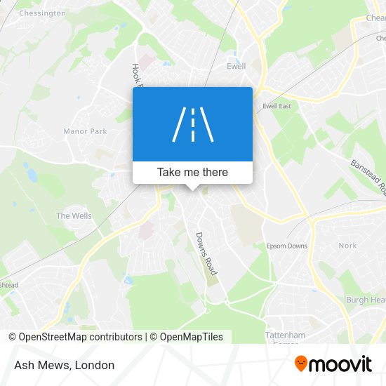 Ash Mews map