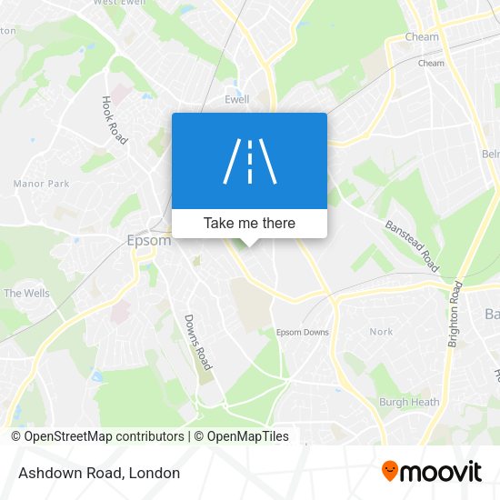 Ashdown Road map