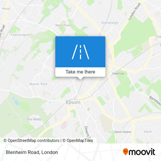 Blenheim Road map