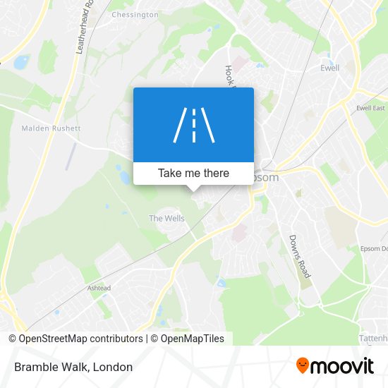 Bramble Walk map