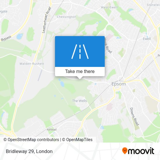 Bridleway 29 map