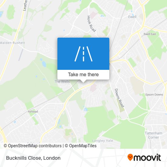 Bucknills Close map