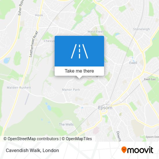 Cavendish Walk map