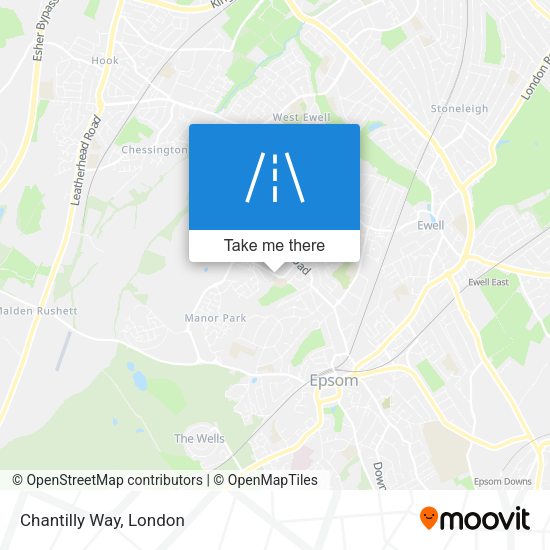 Chantilly Way map