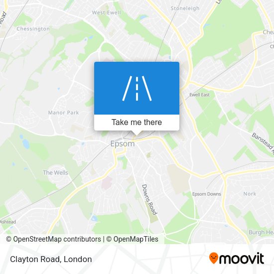 Clayton Road map