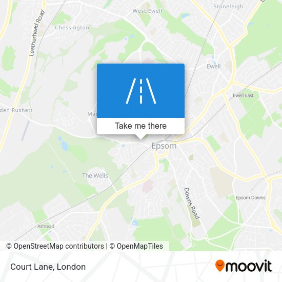 Court Lane map