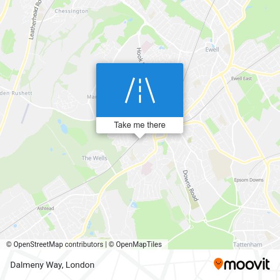 Dalmeny Way map