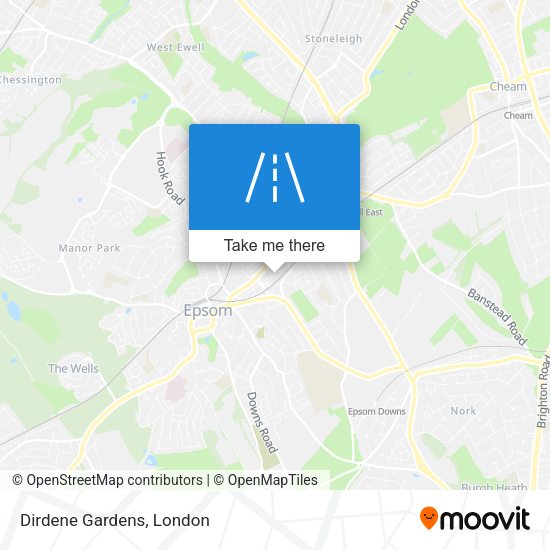 Dirdene Gardens map