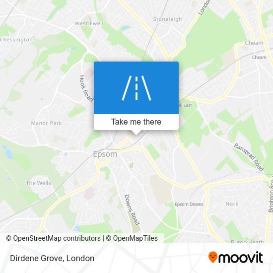 Dirdene Grove map
