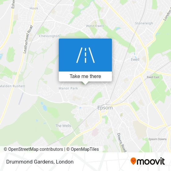 Drummond Gardens map