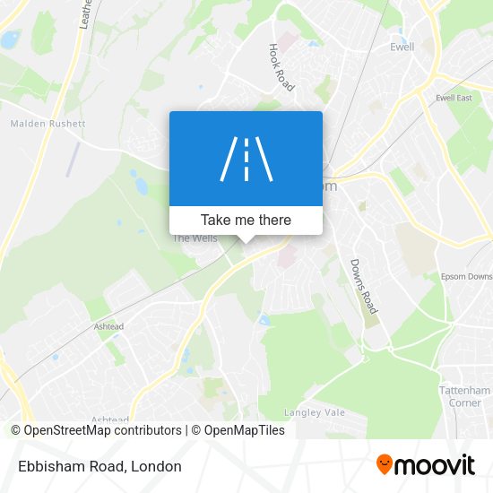 Ebbisham Road map