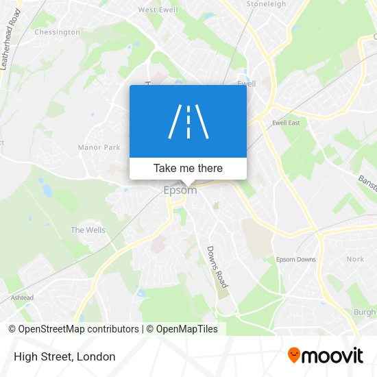 High Street map