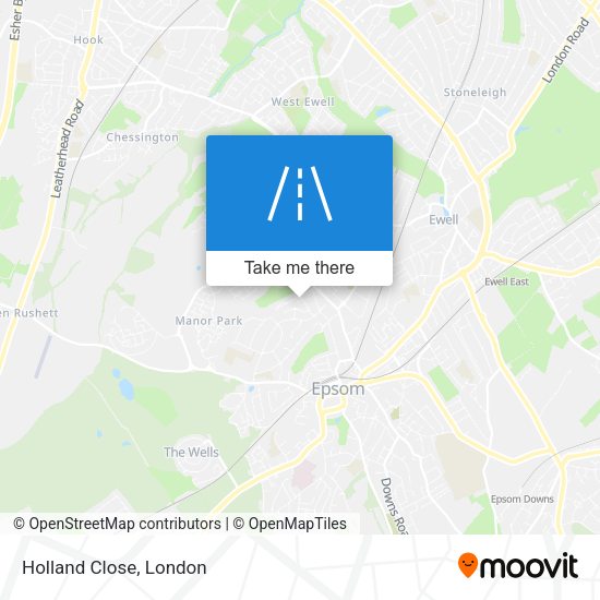 Holland Close map