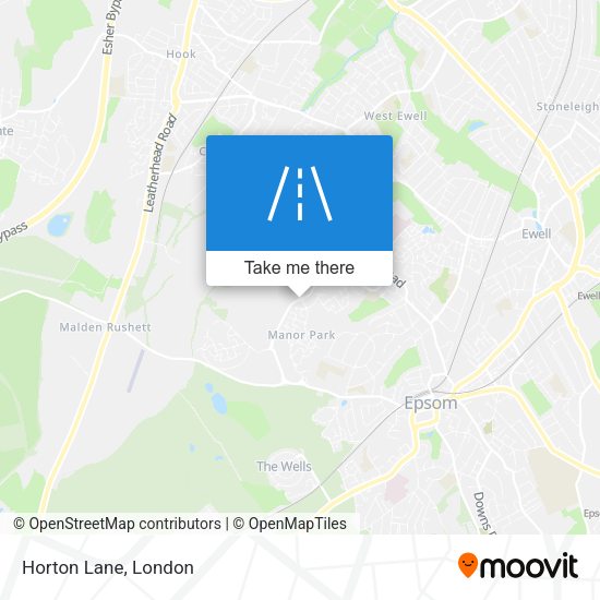 Horton Lane map