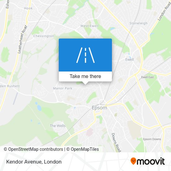 Kendor Avenue map