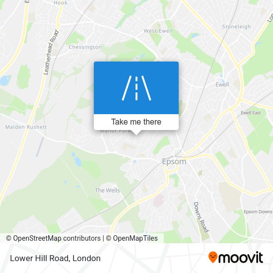 Lower Hill Road map