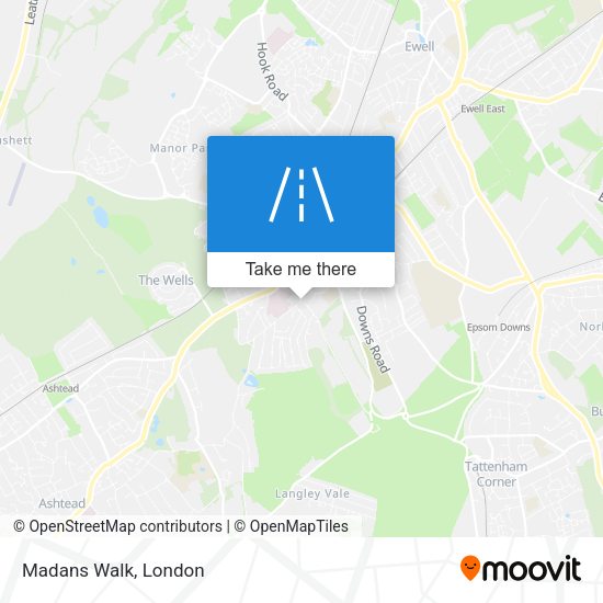 Madans Walk map