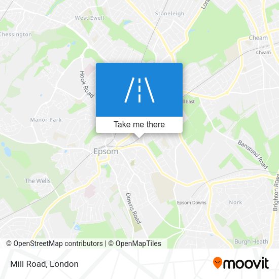 Mill Road map