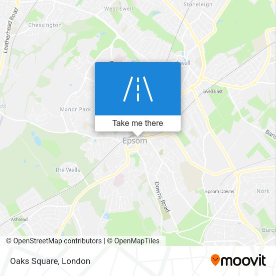 Oaks Square map