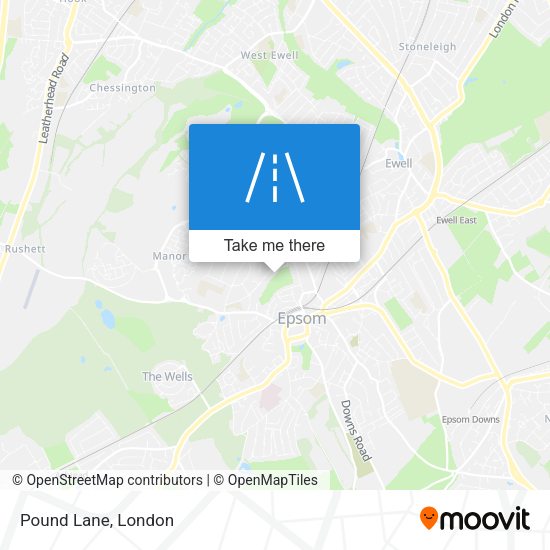Pound Lane map