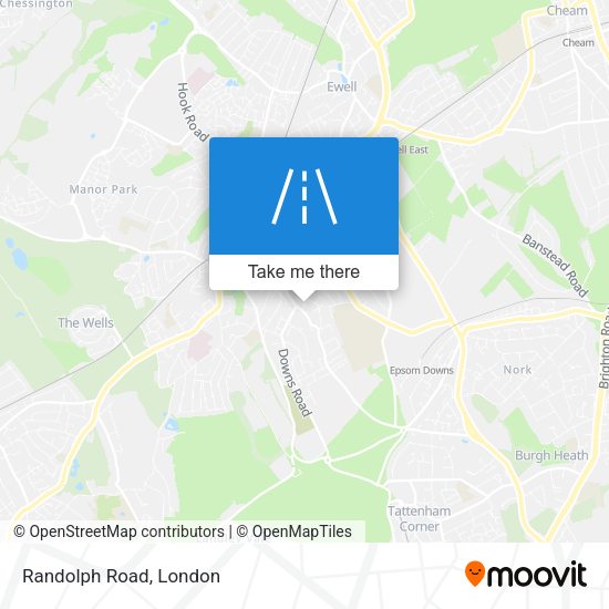Randolph Road map