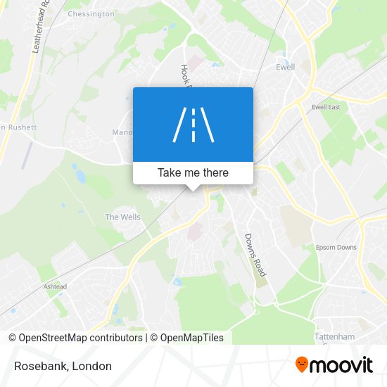 Rosebank map