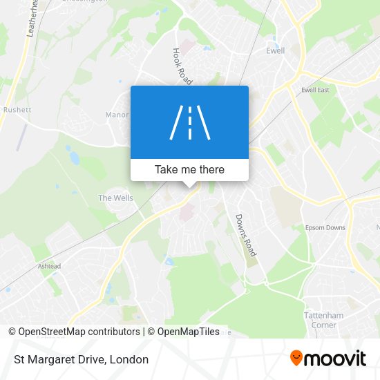 St Margaret Drive map