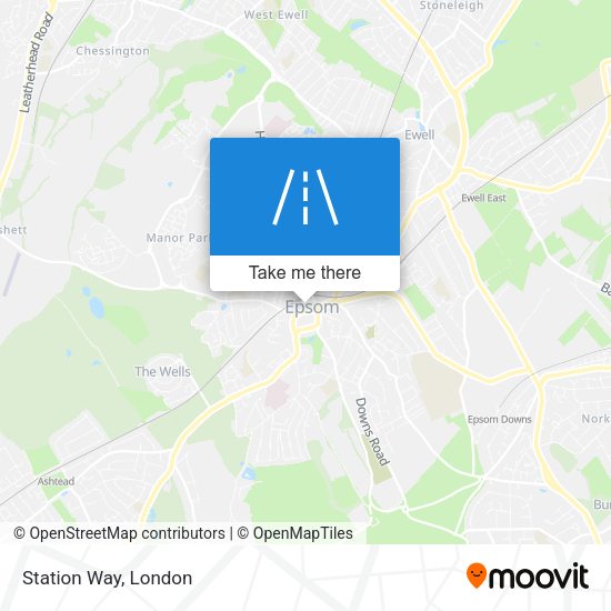 Station Way map