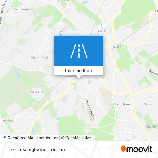 The Cressinghams map