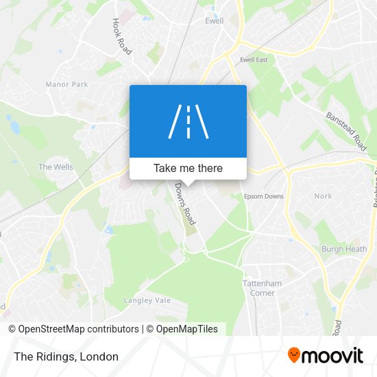 The Ridings map