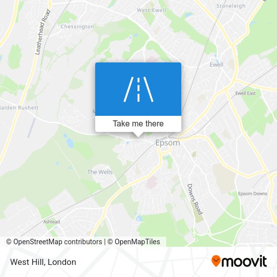 West Hill map