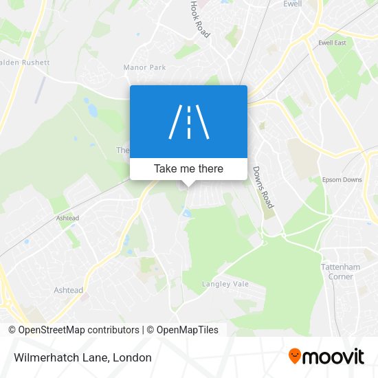 Wilmerhatch Lane map
