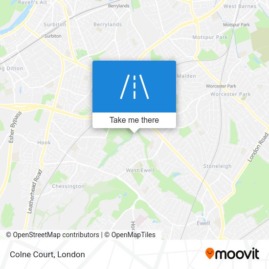 Colne Court map