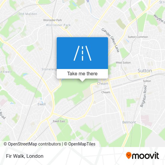 Fir Walk map