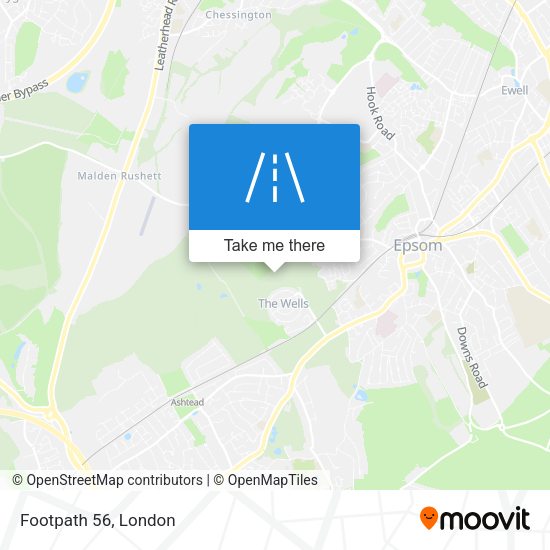 Footpath 56 map