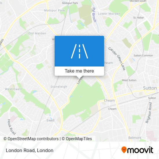 London Road map