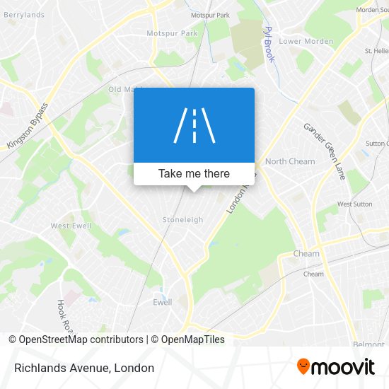 Richlands Avenue map