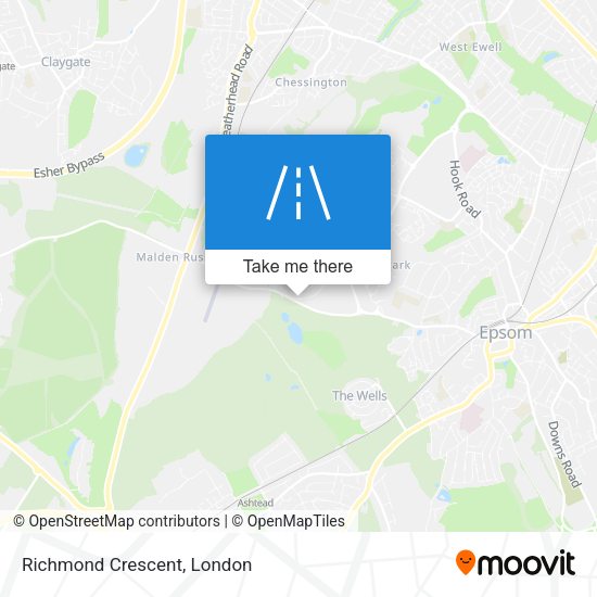 Richmond Crescent map