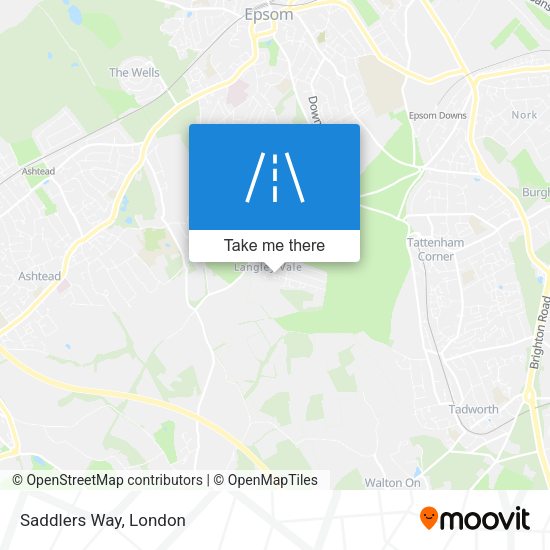 Saddlers Way map