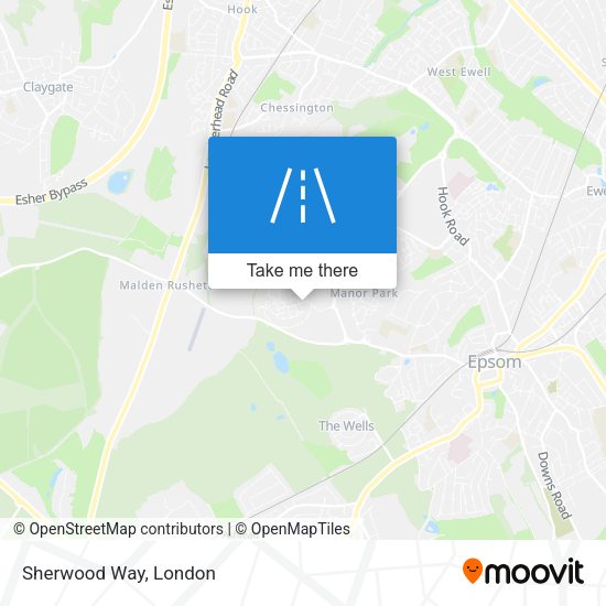 Sherwood Way map
