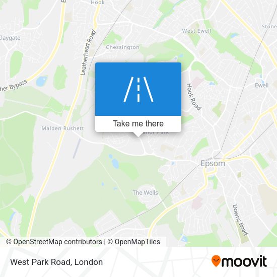 West Park Road map