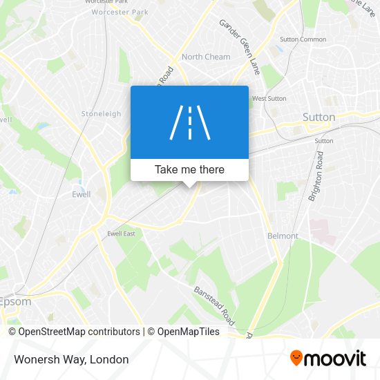 Wonersh Way map