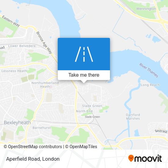 Aperfield Road map