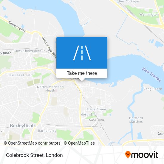 Colebrook Street map