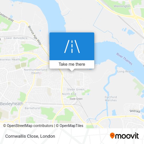 Cornwallis Close map