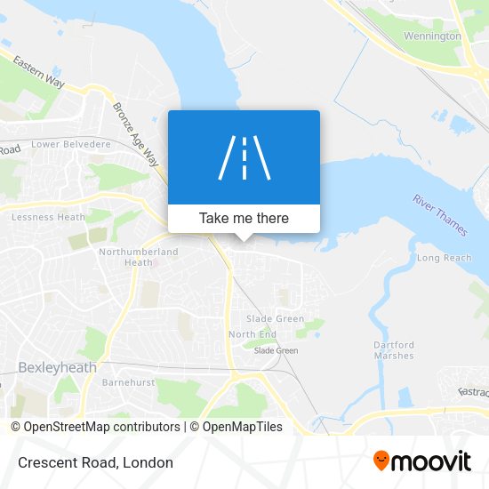 Crescent Road map